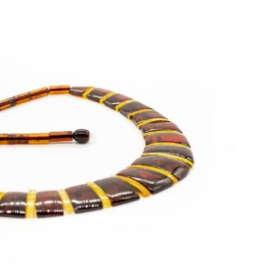 Tamsaus gintaro koljė