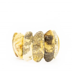 Balto gintaro apyrankė