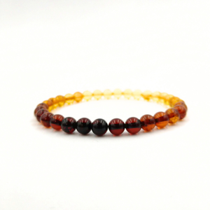 Smulki gintaro apyrankė