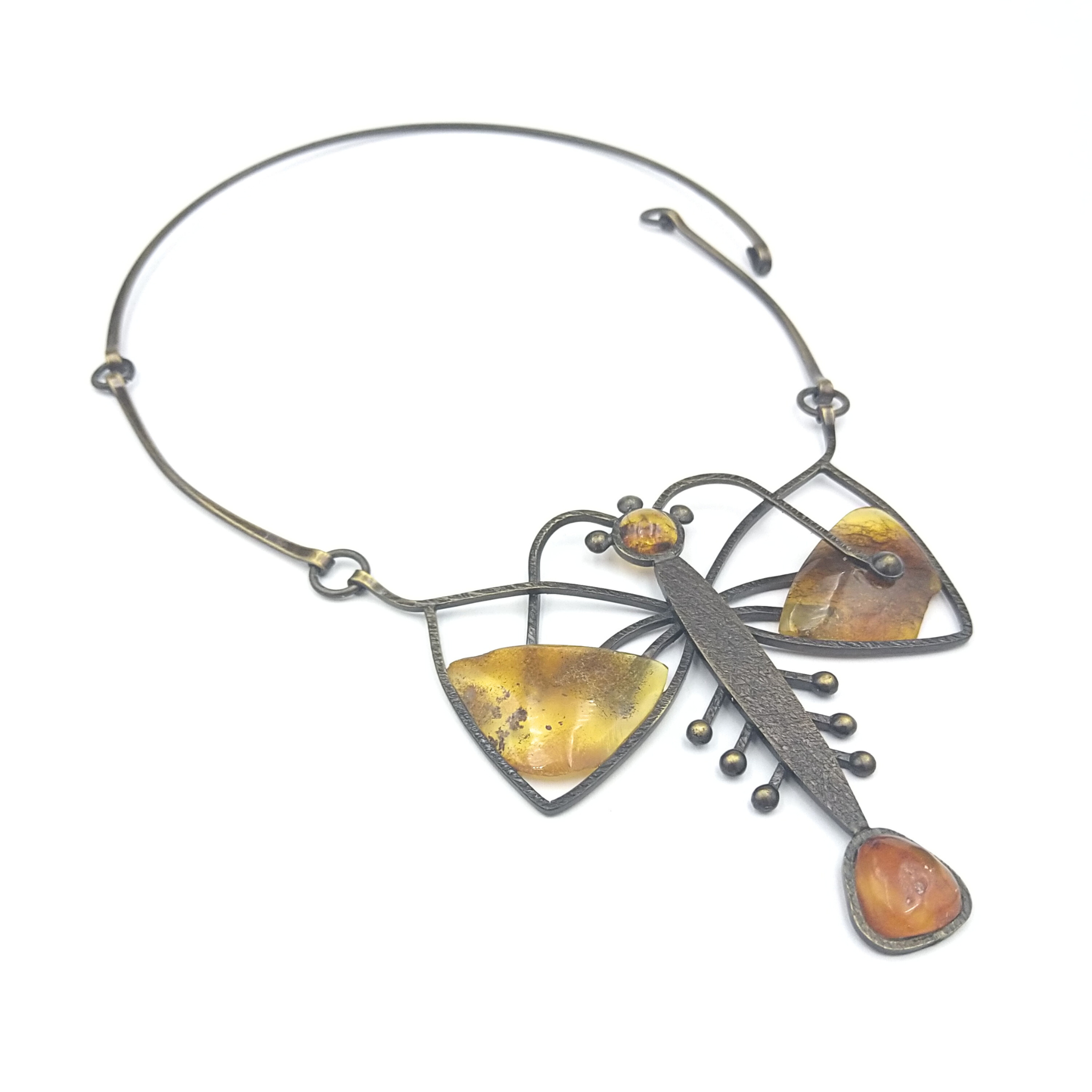 Žalvarinė antkaklė Laumžirgis - Image 2