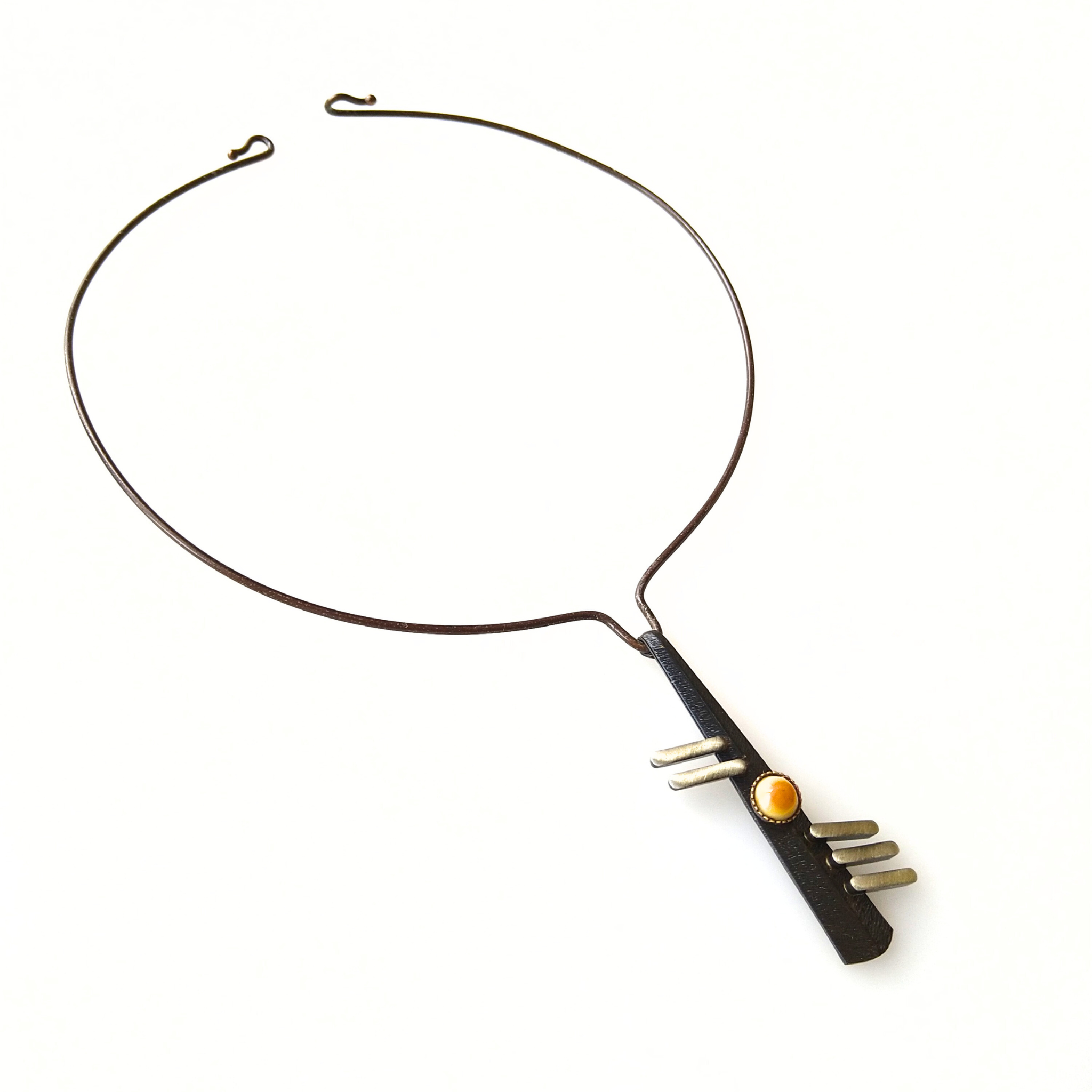 Žalvarinė antkaklė Medis