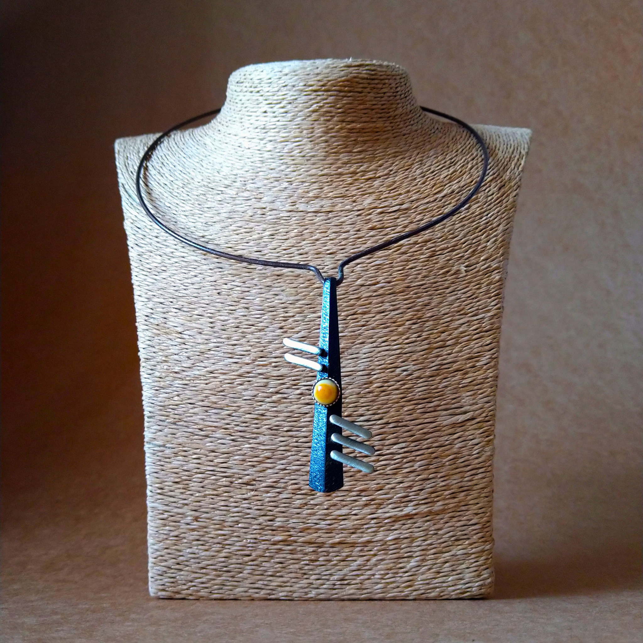 Žalvarinė antkaklė Medis - Image 4