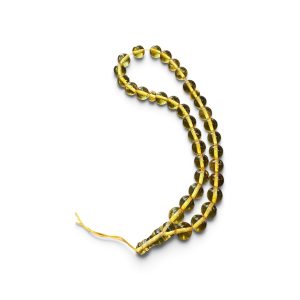 Gintarinis musulmoniškas rožinis (Tasbih / Misbaha)